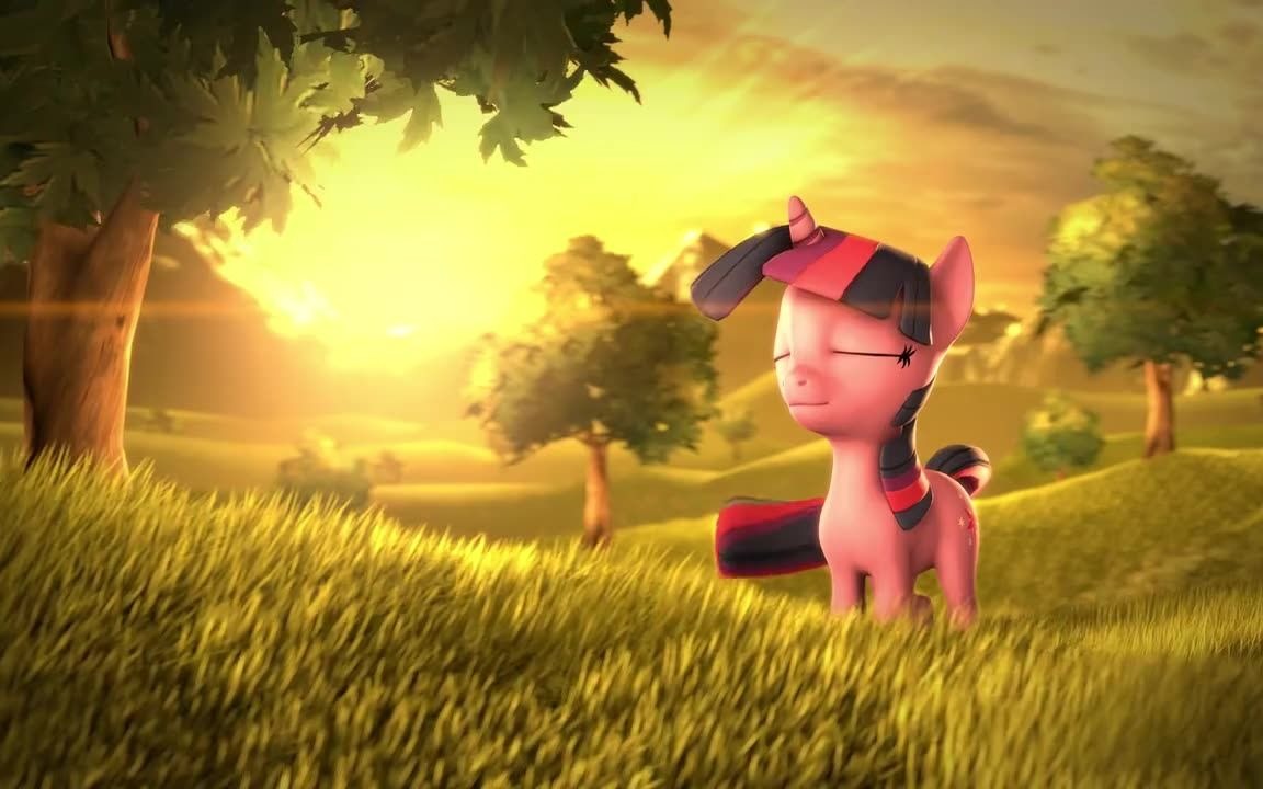 [图]【奇葩】2021年【MLP同人_4K】A Moment of Peace2021年，哈哈