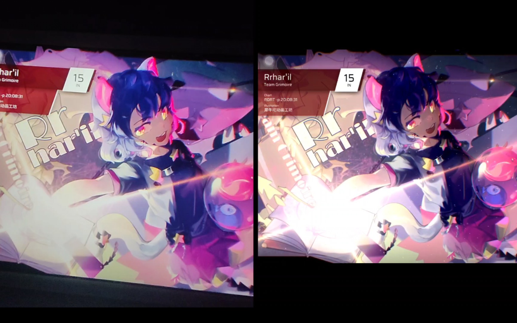 phigros rrharil 15in解锁手元 屏元