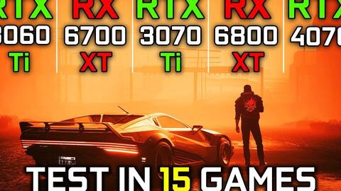 RX 6700 XT vs RTX 4070 vs RX 6800 XT 