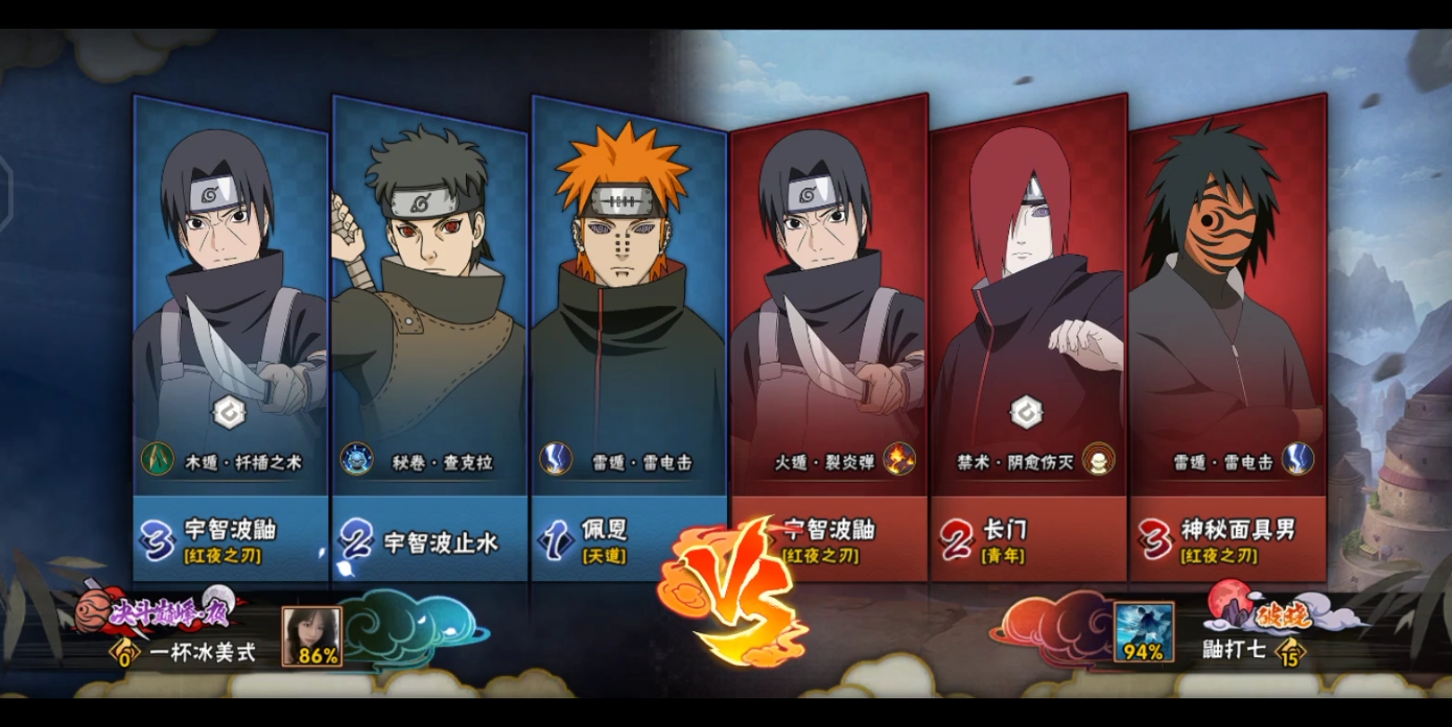 【火影忍者】日常决斗场(红夜之刃-宇智波鼬)包狗运的,穿三