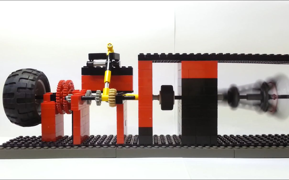 带离心离合器的lego变速箱!