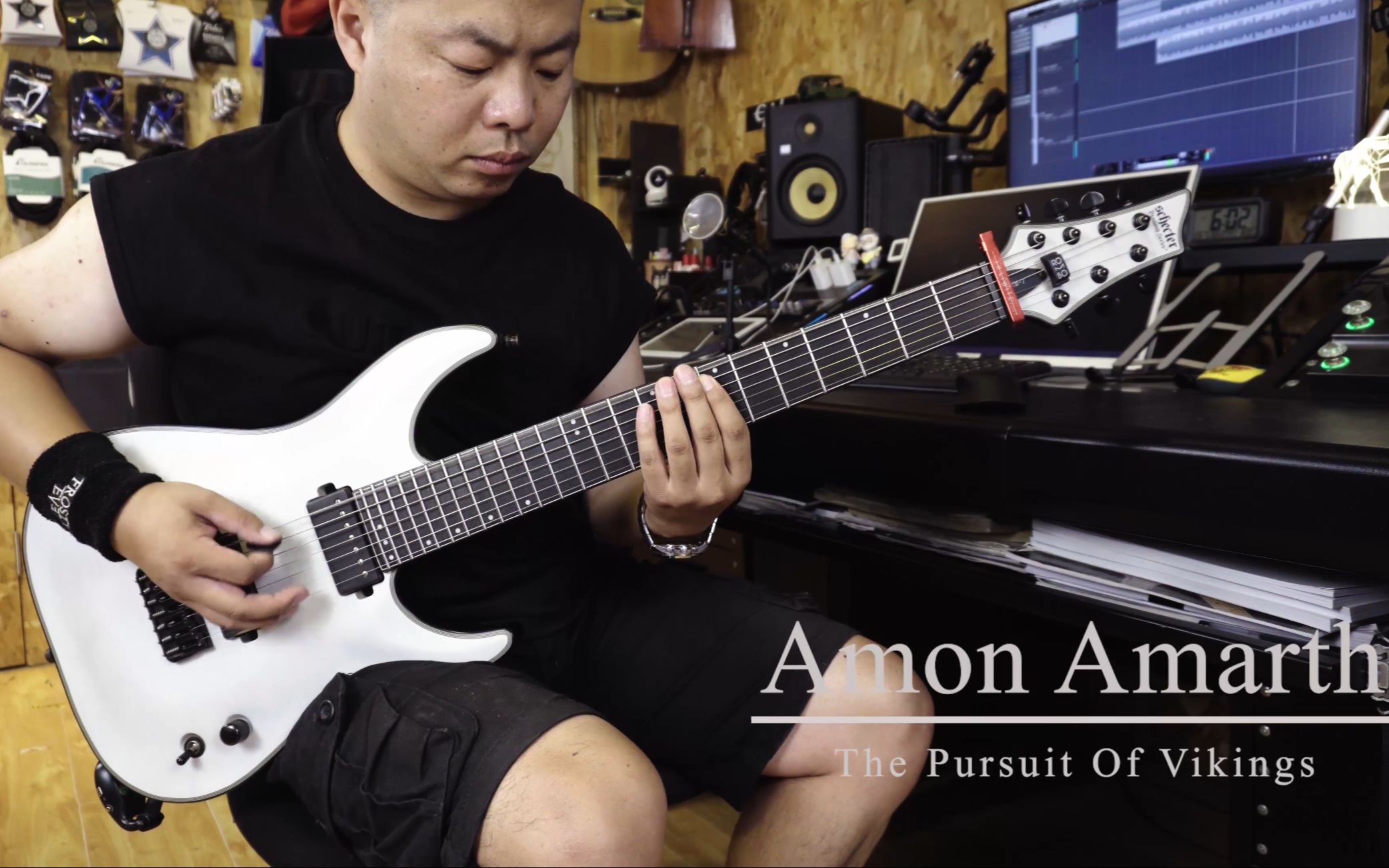 第六十四弹 厄运之山 Amon Amarth 《The Pursuit Of Vikings》厄运金属[Guitar Cover]哔哩哔哩bilibili