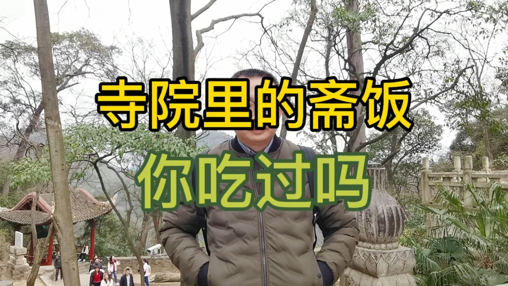 到贵阳旅游,你去黔灵山弘福寺吃过斋饭吗?哔哩哔哩bilibili