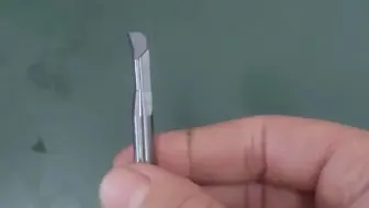 人生中做出来的第一把膛孔刀