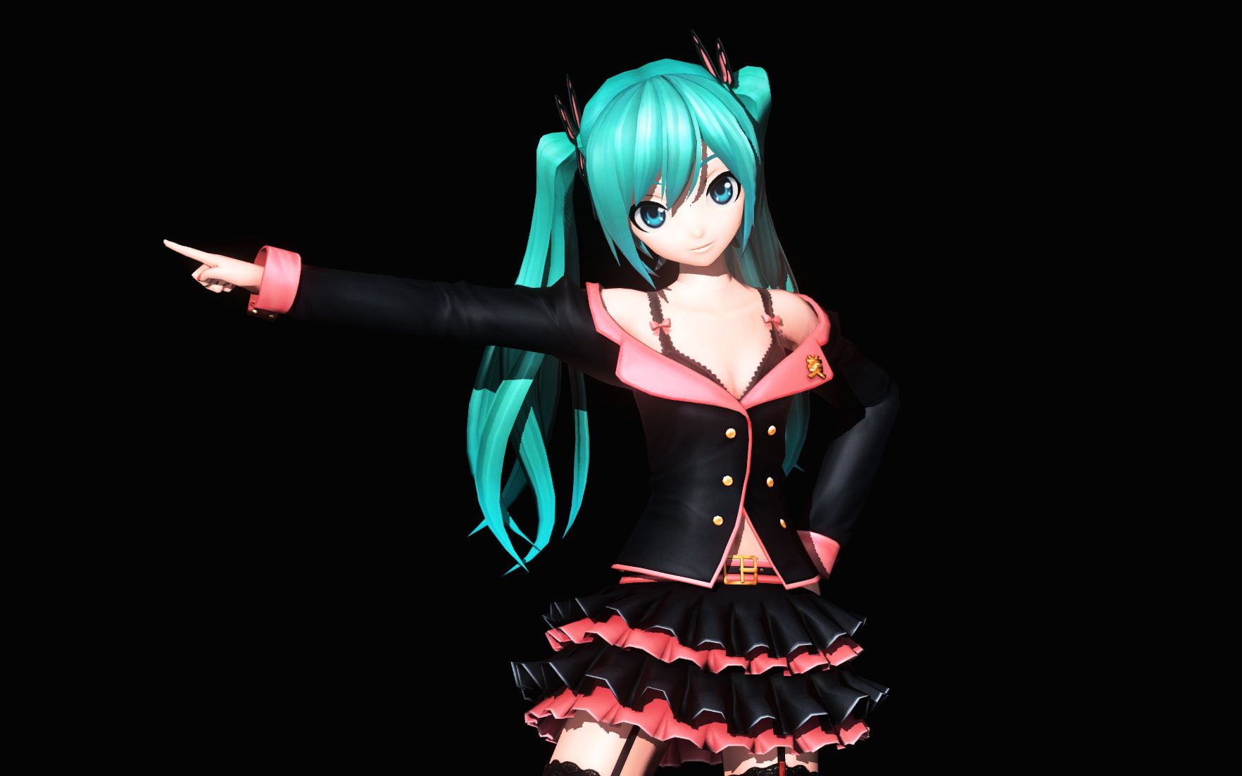 【magical mirai mmd】sweet devil - live mode