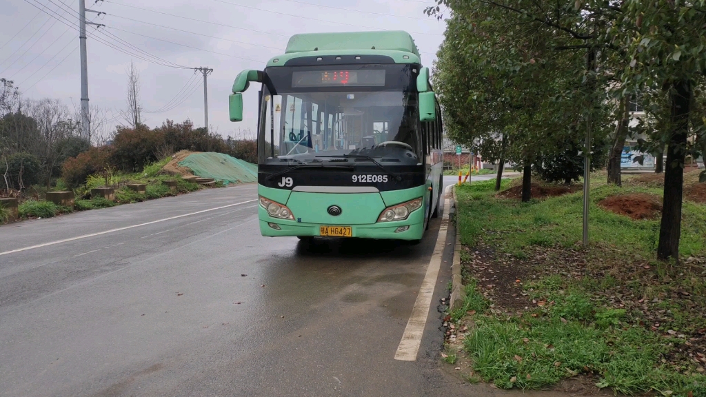 【武汉公交pov老车合集】j9路全程前方展望,纪念即将下线的宇通剑猫.