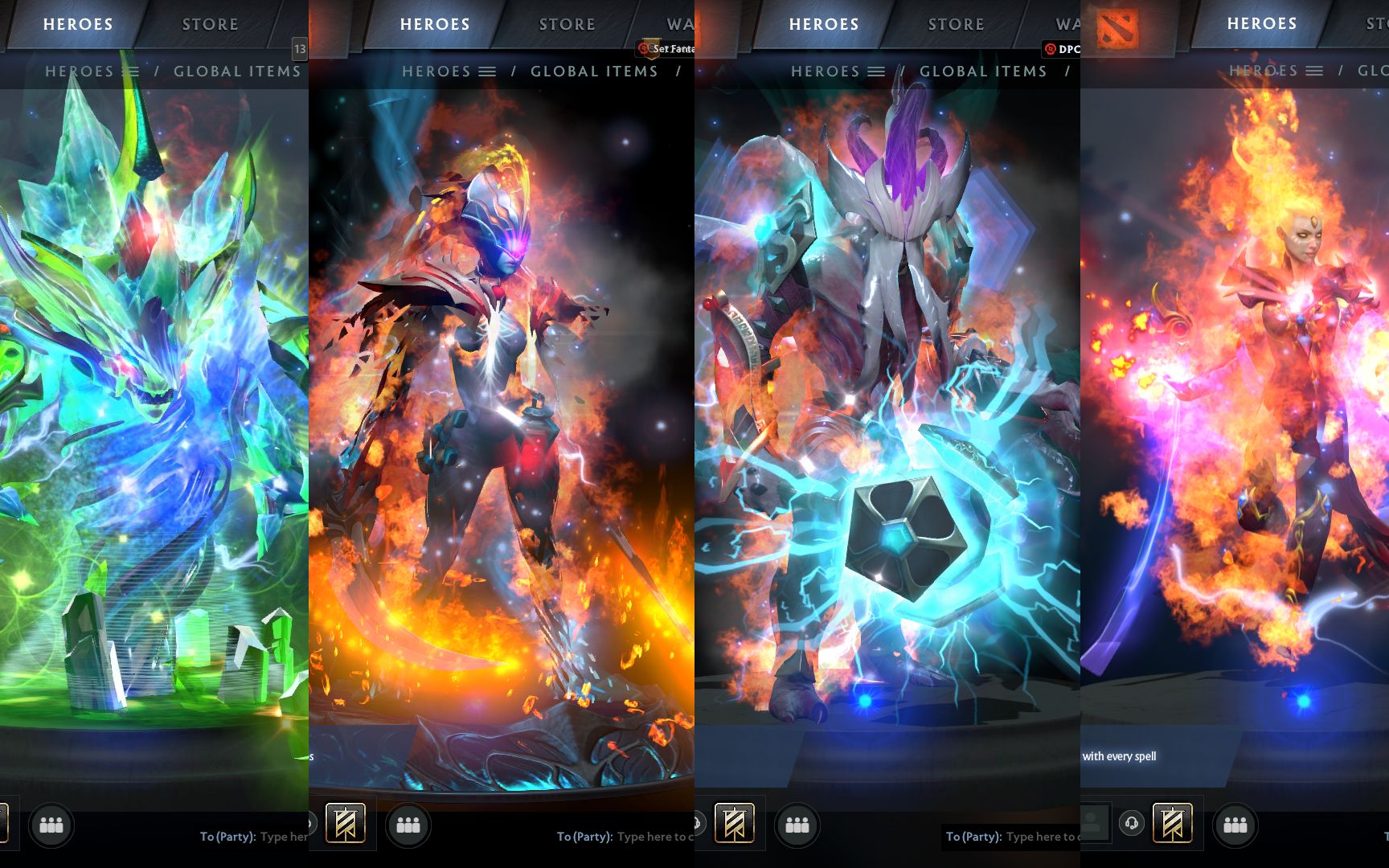 4/29dota2mod大展宏图全饰品烈火幻象bug特效纹章南瓜树3000人美化