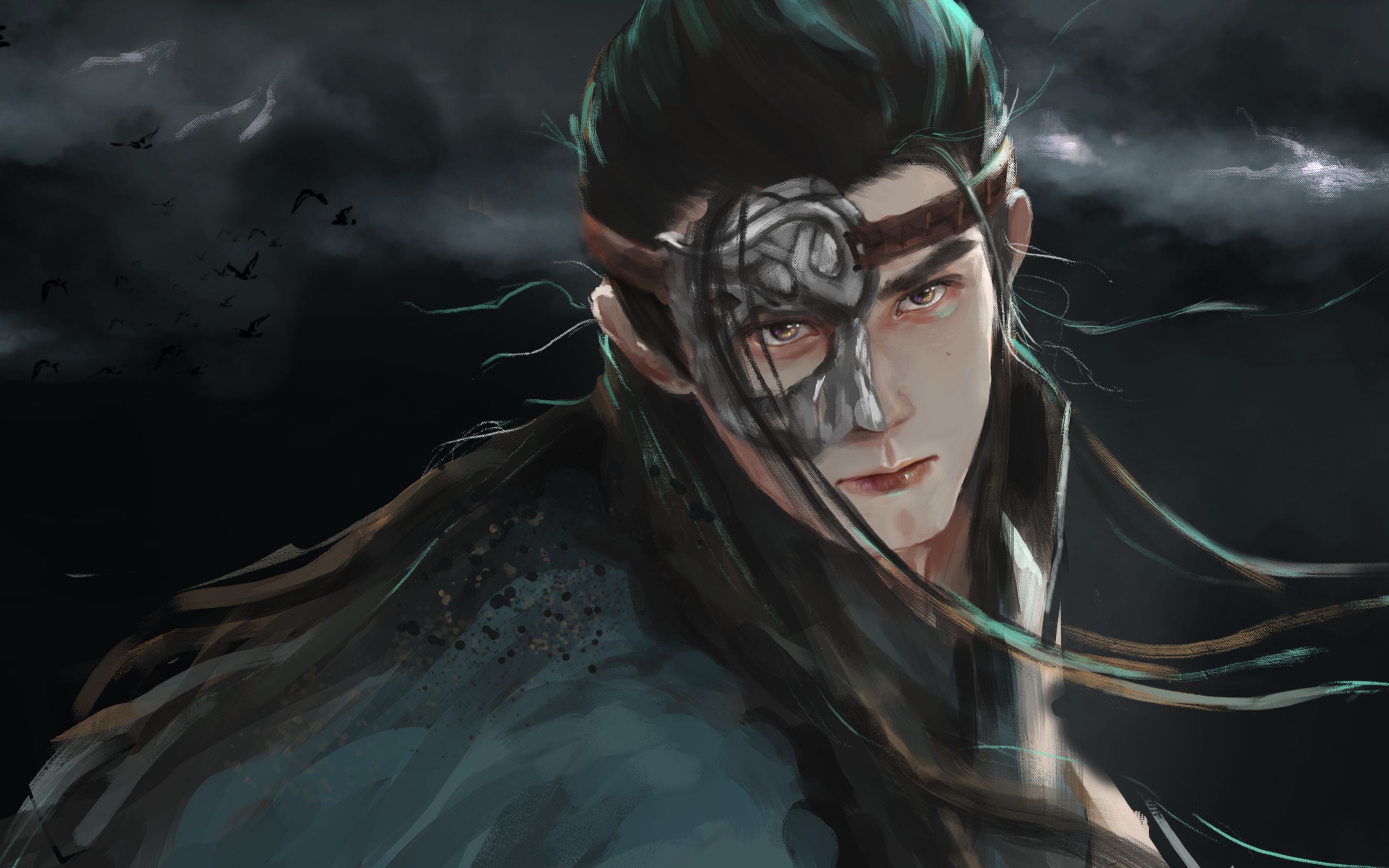 吴磊-斗破苍穹岩枭先生-ps绘画过程(忘了录后半截._哔哩哔哩_bilibili