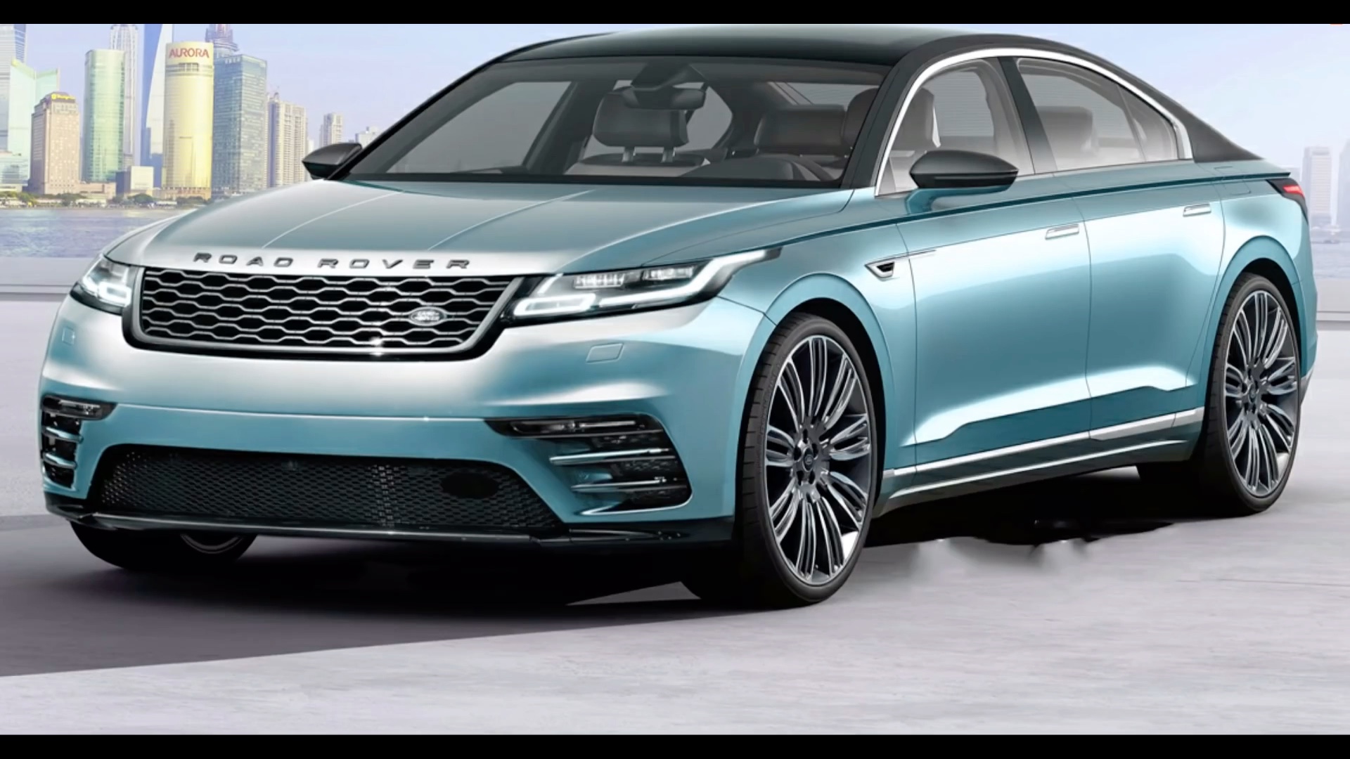 路虎揽胜豪华版的轿车来啦!怎么看都感觉有点别扭,你们感觉呢?