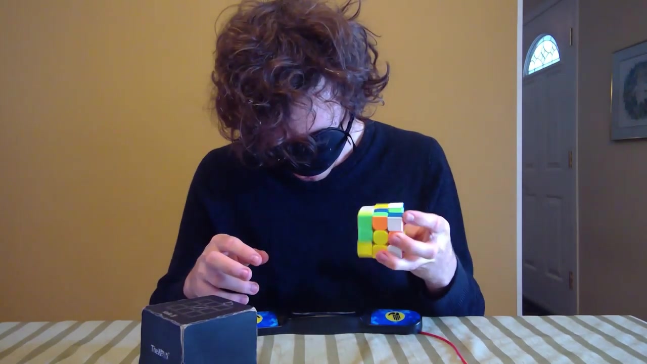 jake klassen三阶单手盲拧27.11秒uwr 魔方:威龙gts3lm