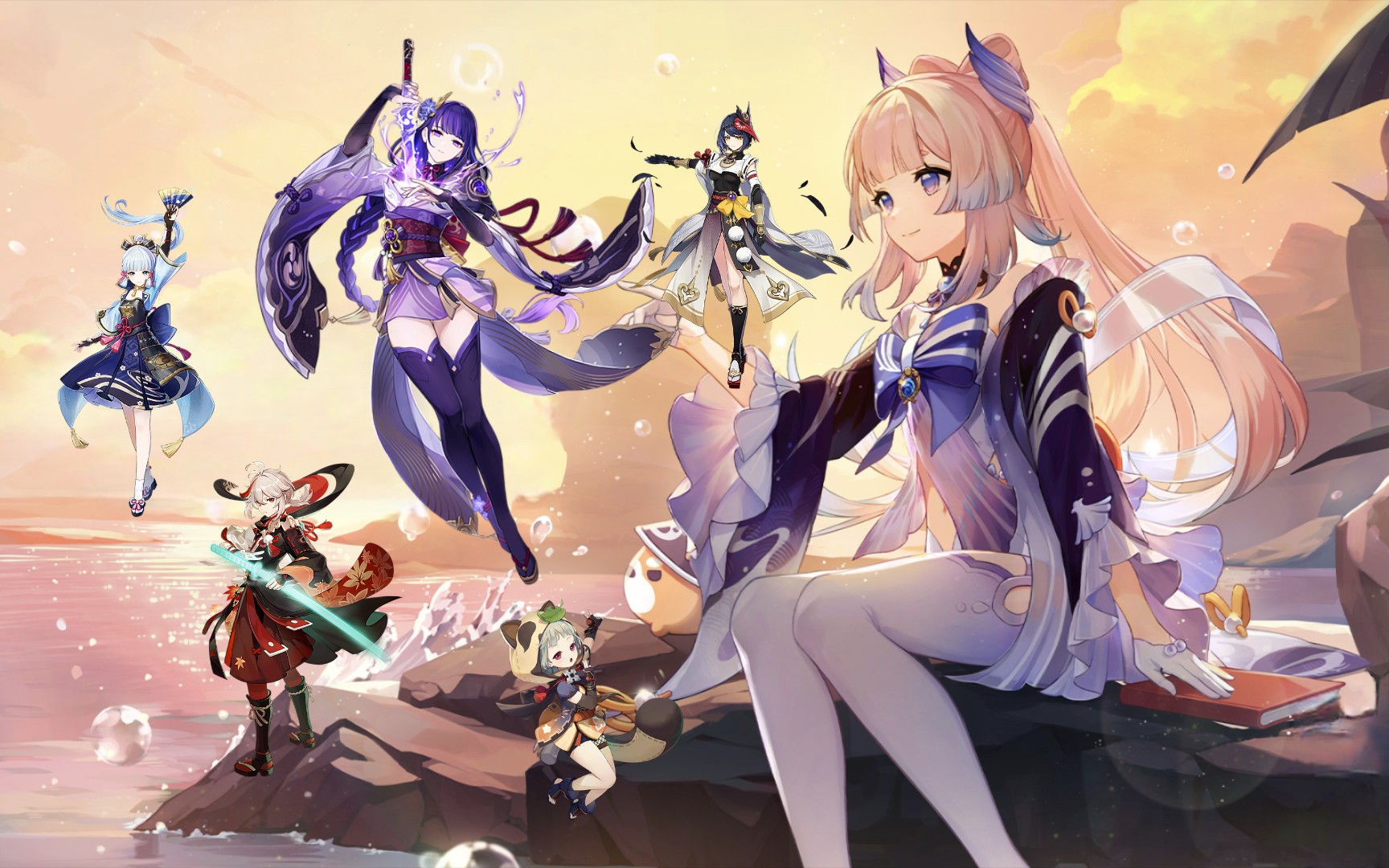 【原神】实录: 稻妻角色开瓶中景宝箱语音,惊喜宝箱,忆往昔