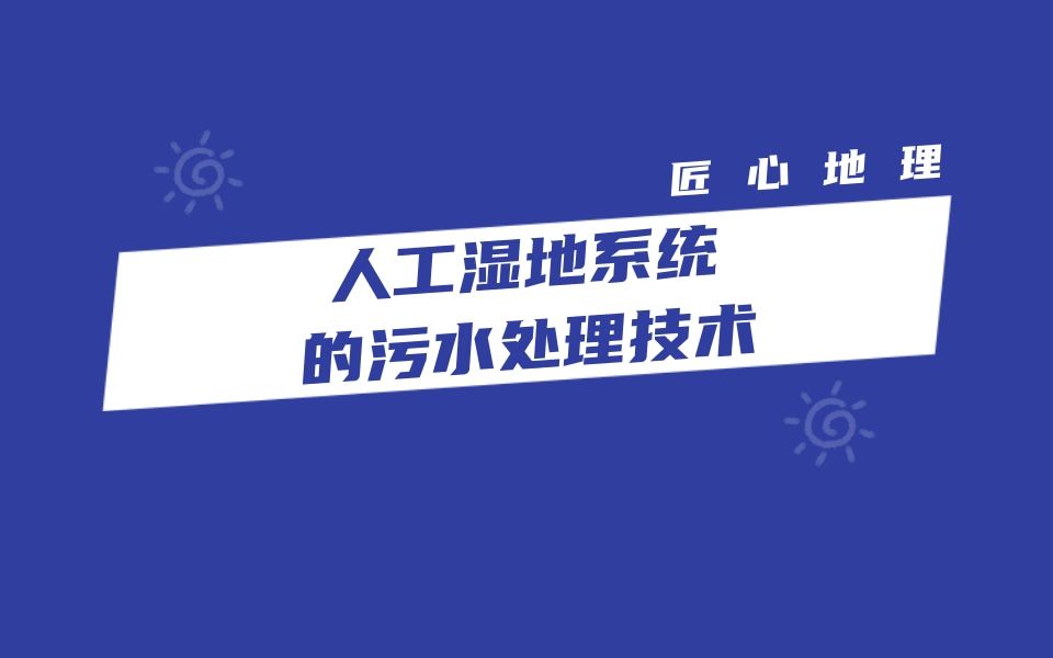 真题解析 | 人工湿地系统的污水处理技术(2022年浙江卷6月)哔哩哔哩bilibili