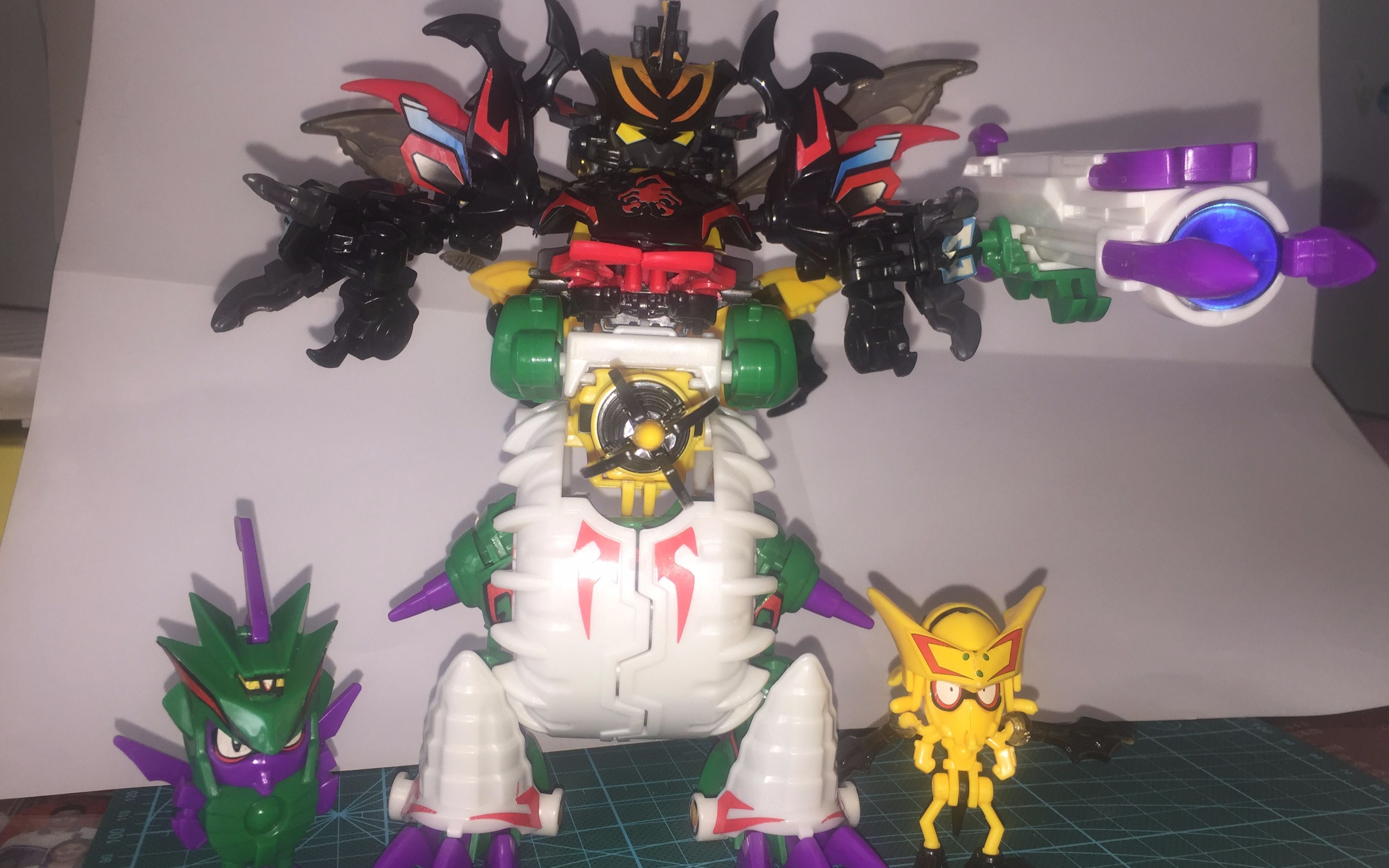 【伊人制作】奥迪双钻弹珠警察玩具 魔鬼三枪手三合体-魔鬼斗神_哔哩