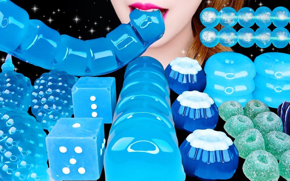 『lesa』中字 01.08 蓝色甜点☆果冻☆软糖☆琥珀糖☆咀嚼音