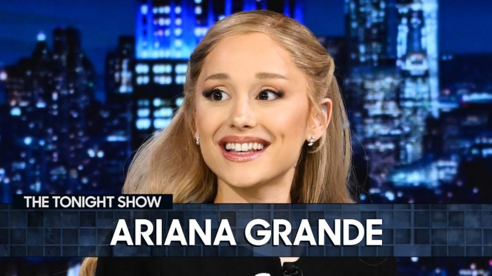 ariana grande最新2024吉米肥伦今夜秀采访