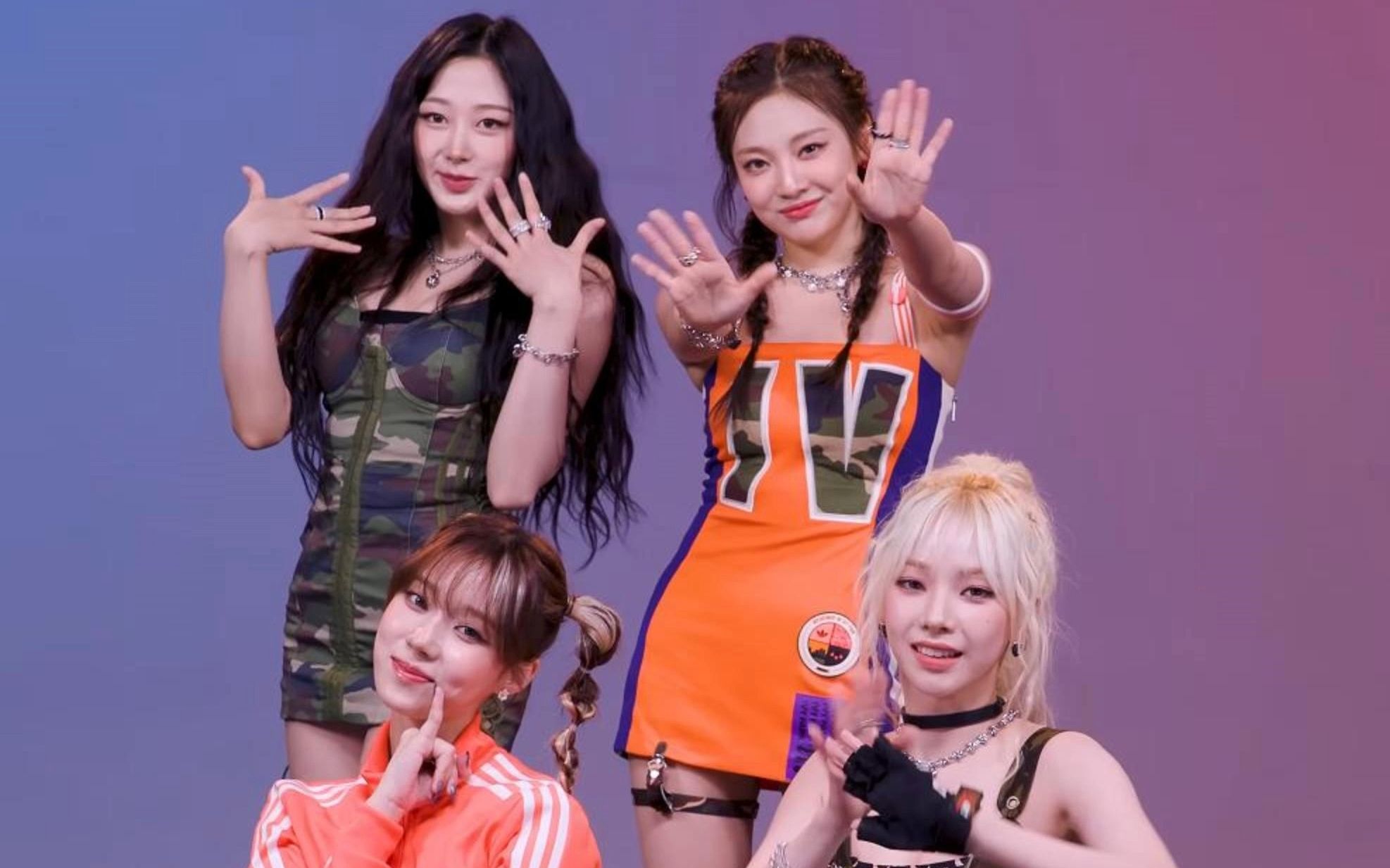 女团aespa舞蹈接力挑战合集| 怪火illusion&spicy&girls