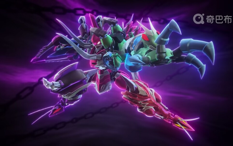 果宝特攻4铠之魂第四代魔霸天王及合体之前的机甲