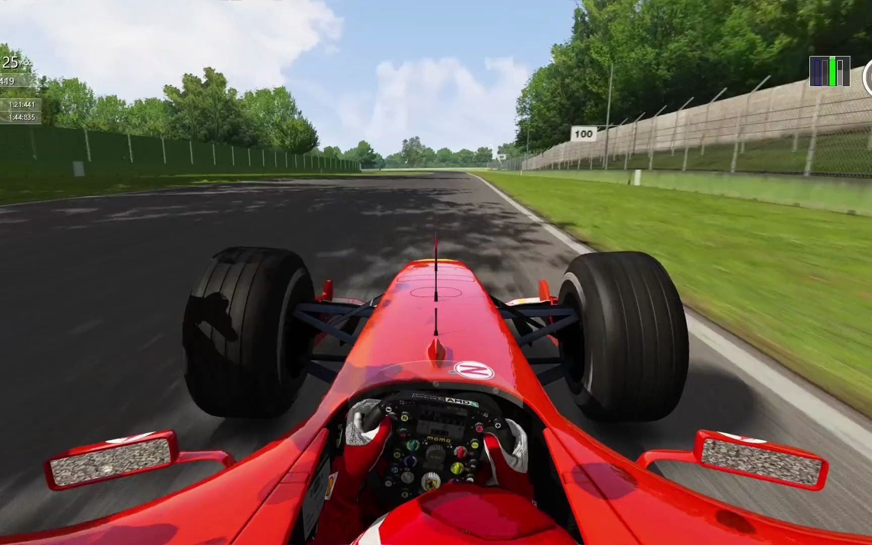 [神力科莎] 法拉利f2004 伊莫拉赛道试跑 单圈1.20.9s