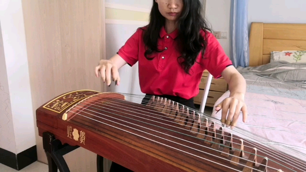 自学古筝袁莎初级版《梁祝》_哔哩哔哩 (゜-゜)つロ 干杯~-bilibili