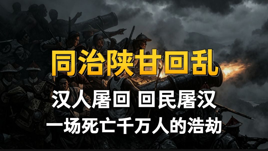 同治陕甘回乱，汉人屠回，回民屠汉，一场死亡千万人的浩劫