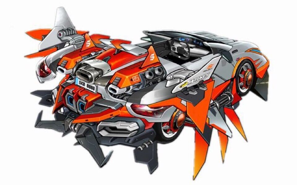 qq飞车特效最好看的终极系列s 终极变形销魂计时两连发