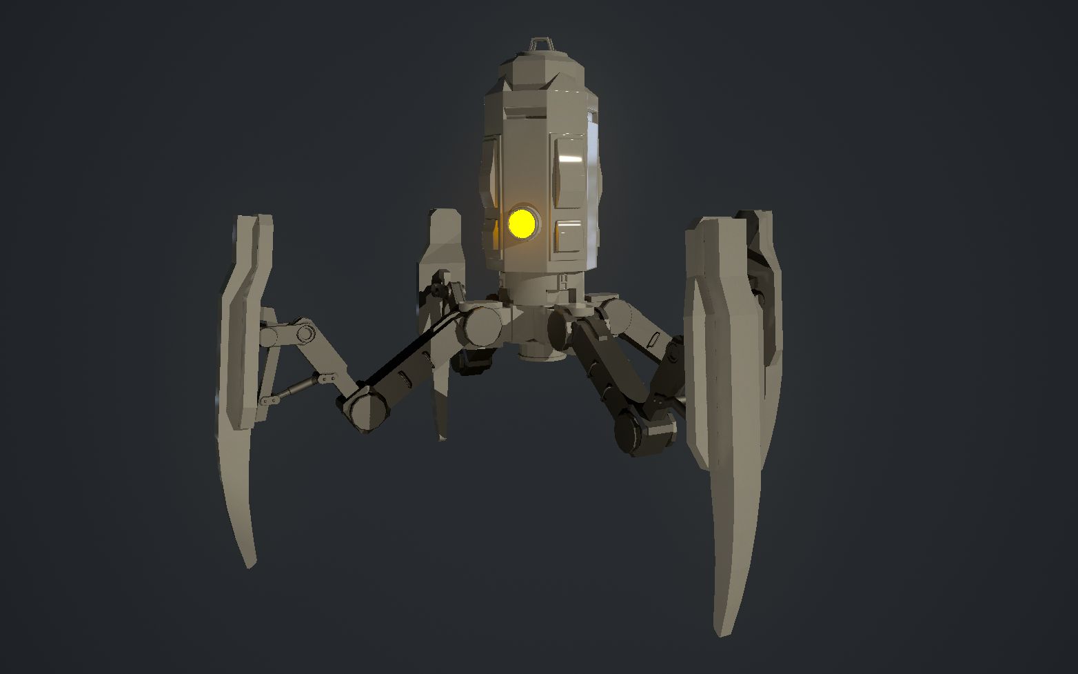 3d建模蜘蛛机器人模型制作教学如何做出好看硬表面模型不要太好懂