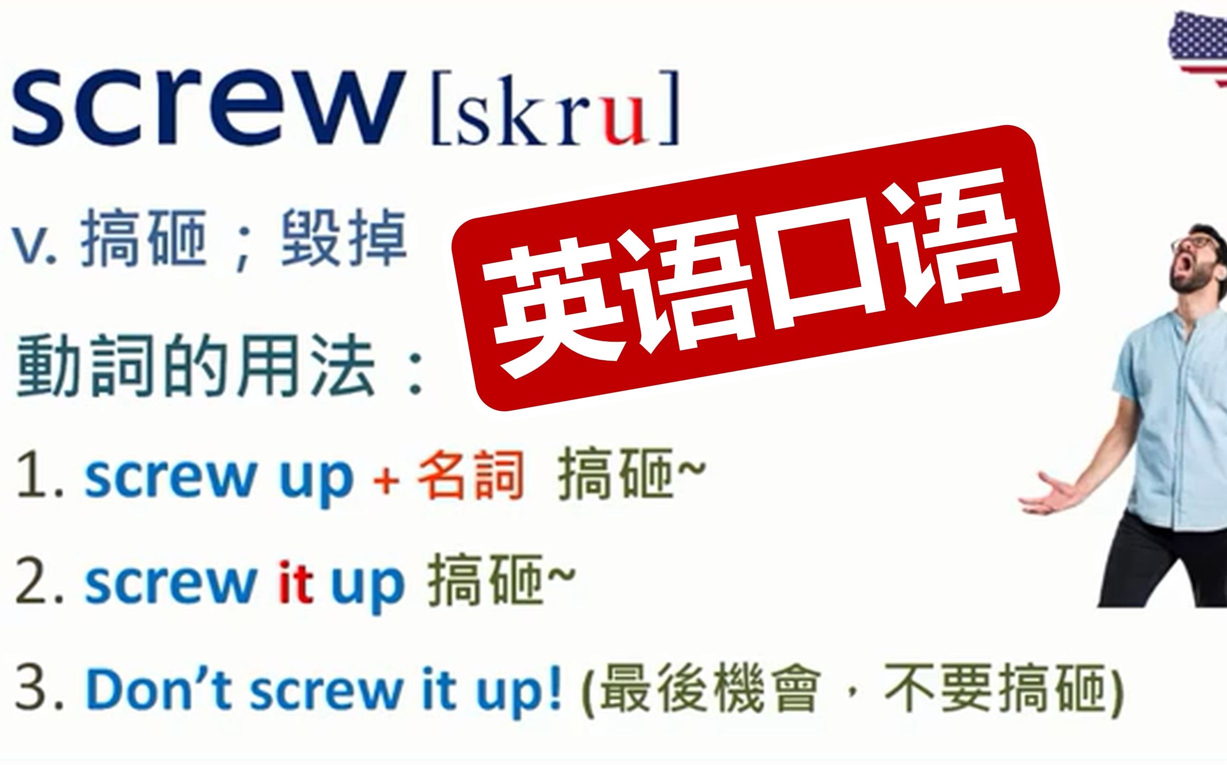 【英语口语】英文重点单词与句型| 逐字逐句精解(中美外教教学)哔哩哔哩bilibili