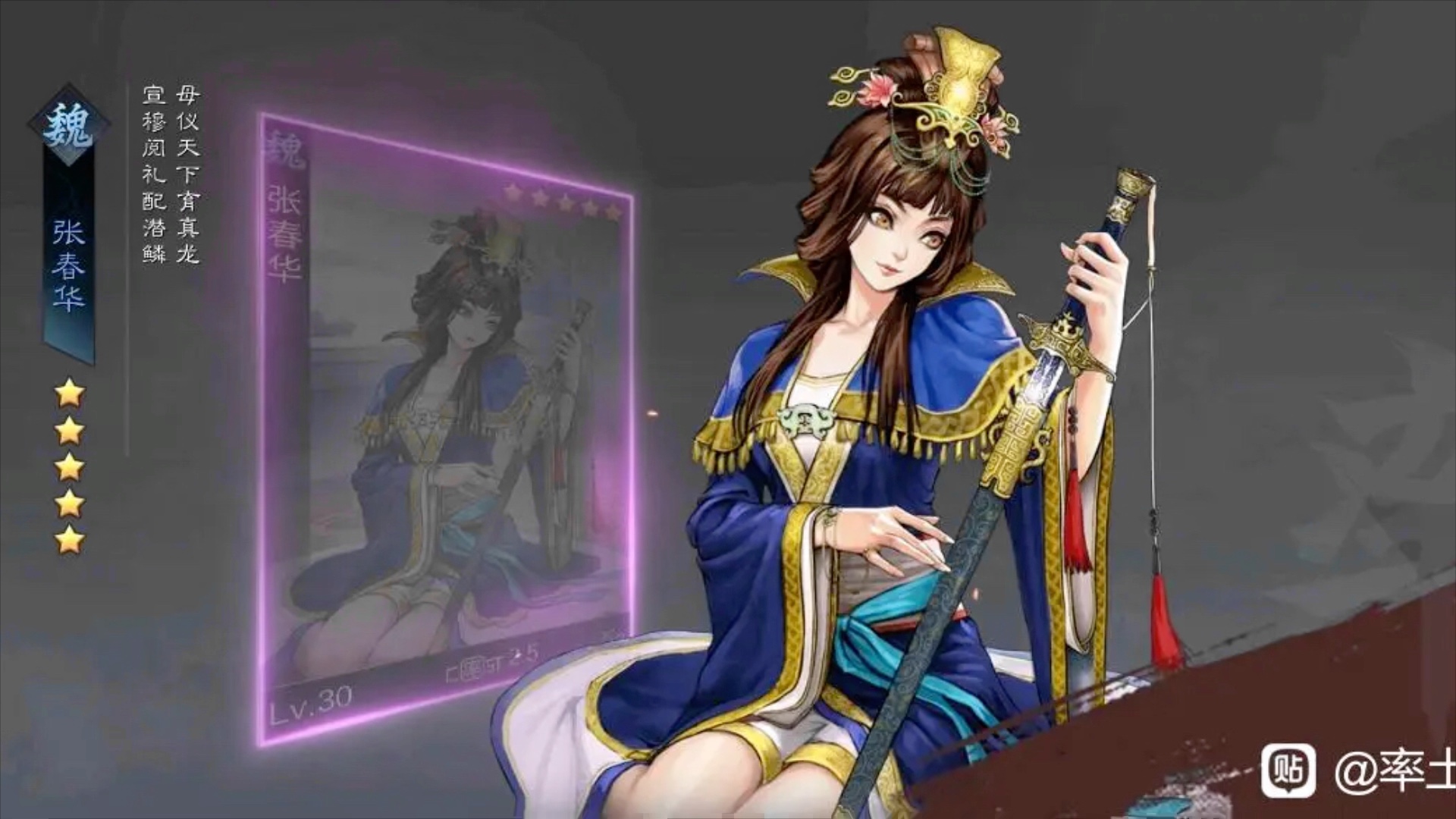 率土张春华 春哥