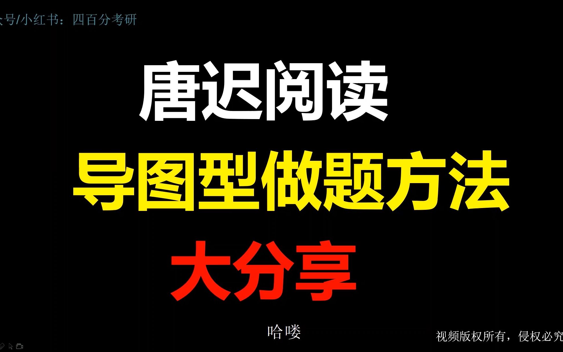 [图]【考研英语84+】唐迟阅读思维导图高效提分方法