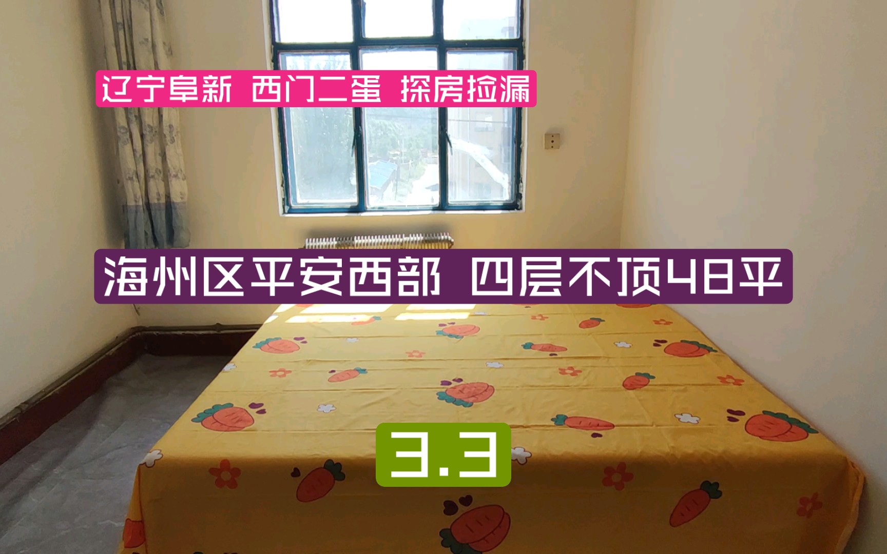 px囍 阜新买房 海州平西 四层不顶48平 3.3哔哩哔哩bilibili