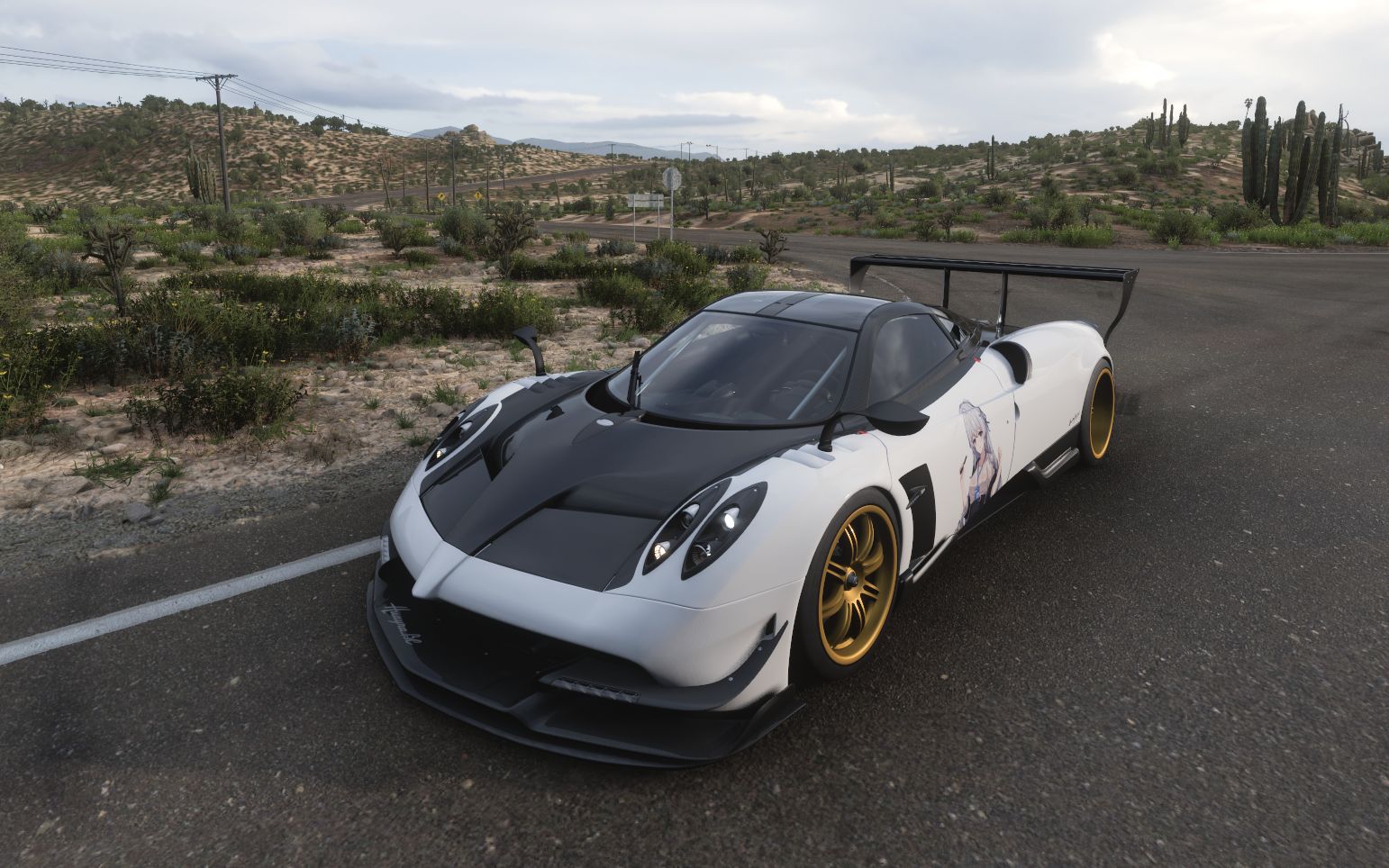 地平线5 蓝图推荐:风火轮dlc 帕加尼 风神huayra 2016