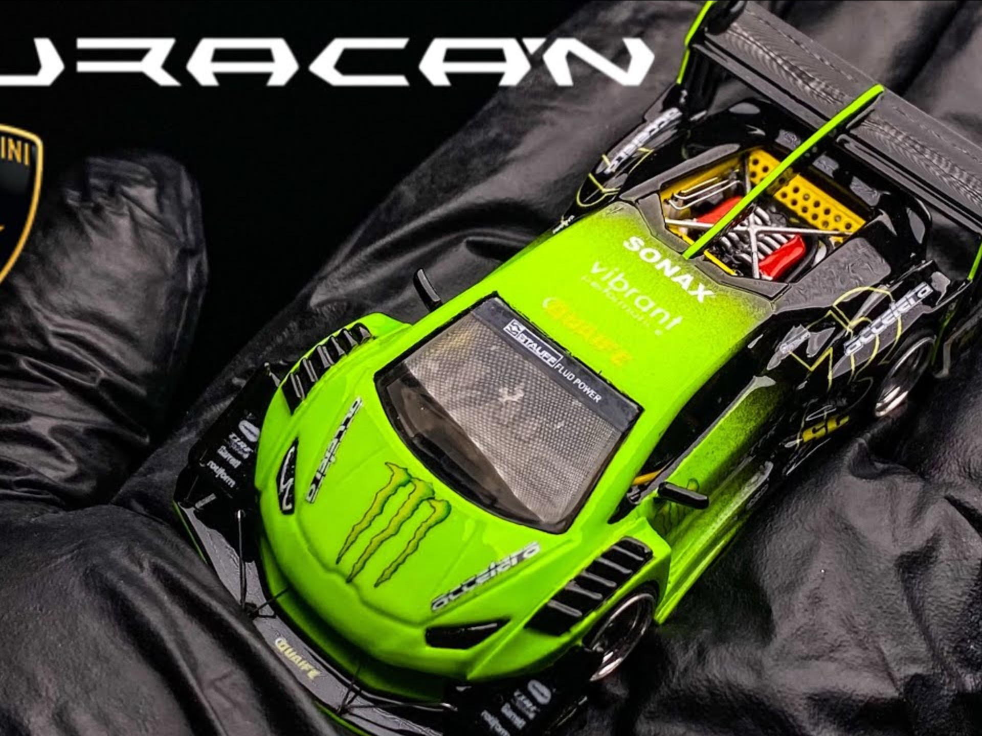 风火轮兰博基尼huracan v12双涡轮增压发动机改装