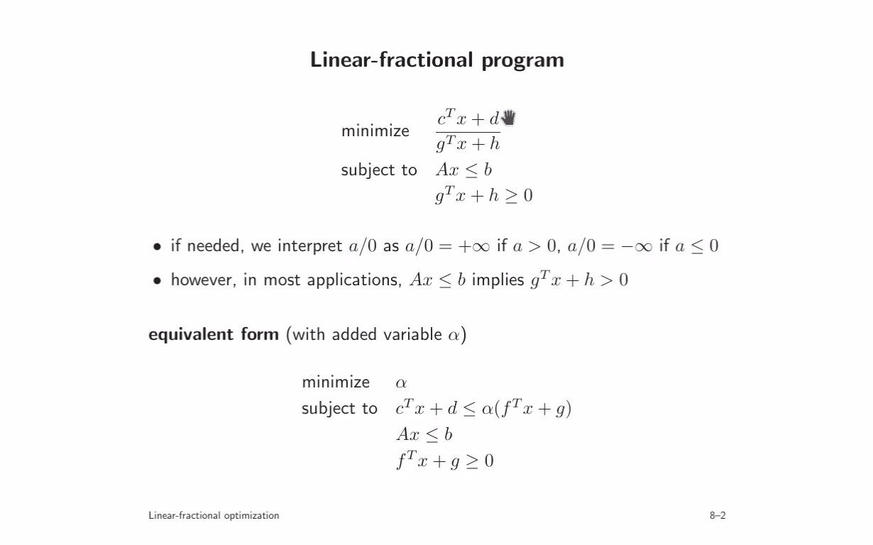 [图]Fractional programming (1 of 2)