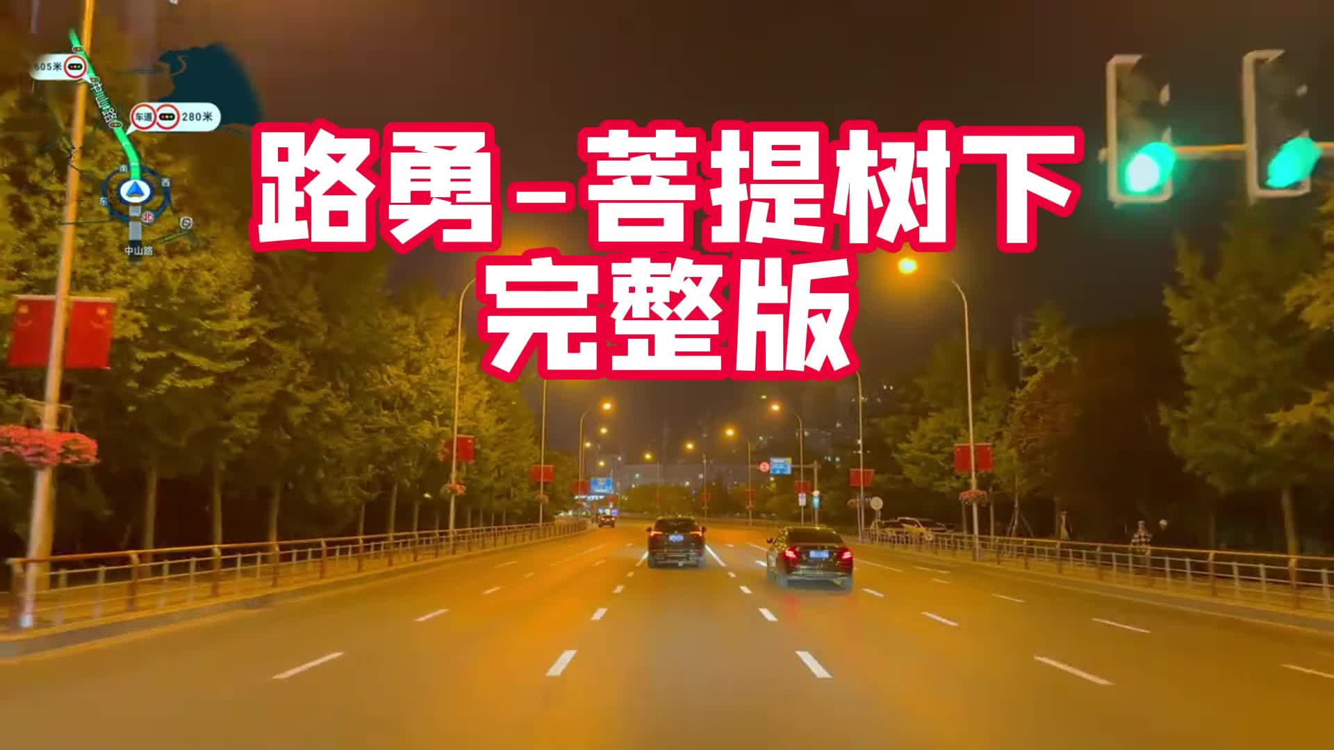 城市夜景 超好听的经典音乐,伤感歌曲:路勇-菩提树下