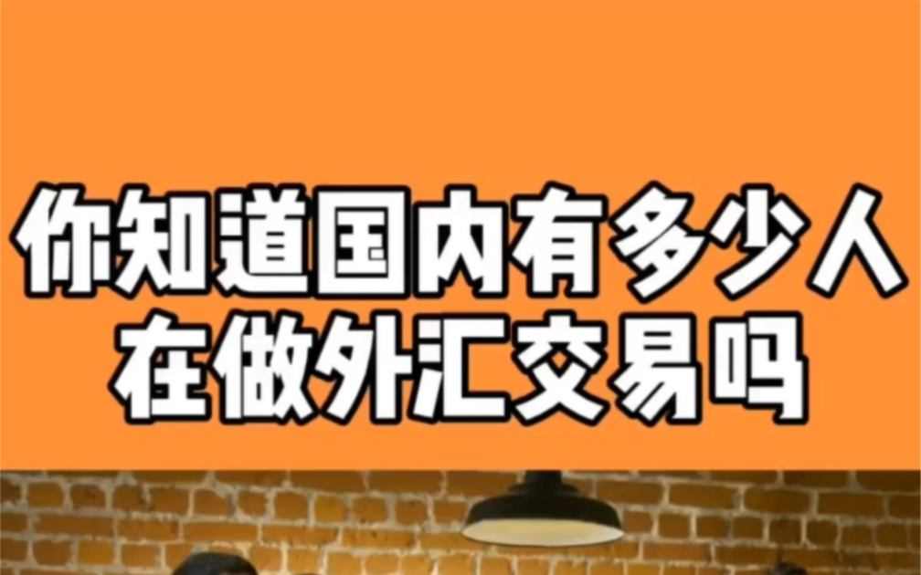 你知道国内有多少人在做外汇交易吗?哔哩哔哩bilibili