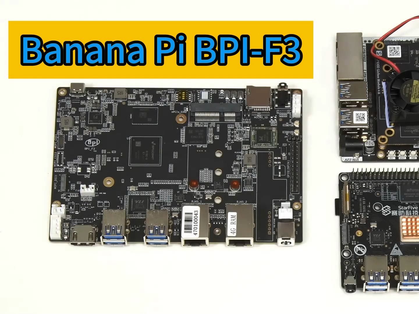 [图]Banana Pi BPI-F3 开发板开箱测试：运行 Bianbu 操作系统的八核 RISC-V SBC 中文配音