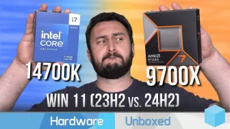 Télécharger la video: 【4K60帧】Win11：23H2 vs 24H2 | R7 9700X vs i7-14700K | 42款游戏对比测试 | 作者：HU | 机翻中文