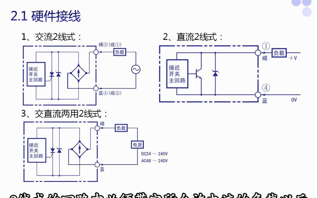 欧姆龙接近传感器2线式与3线式的区别哔哩哔哩bilibili