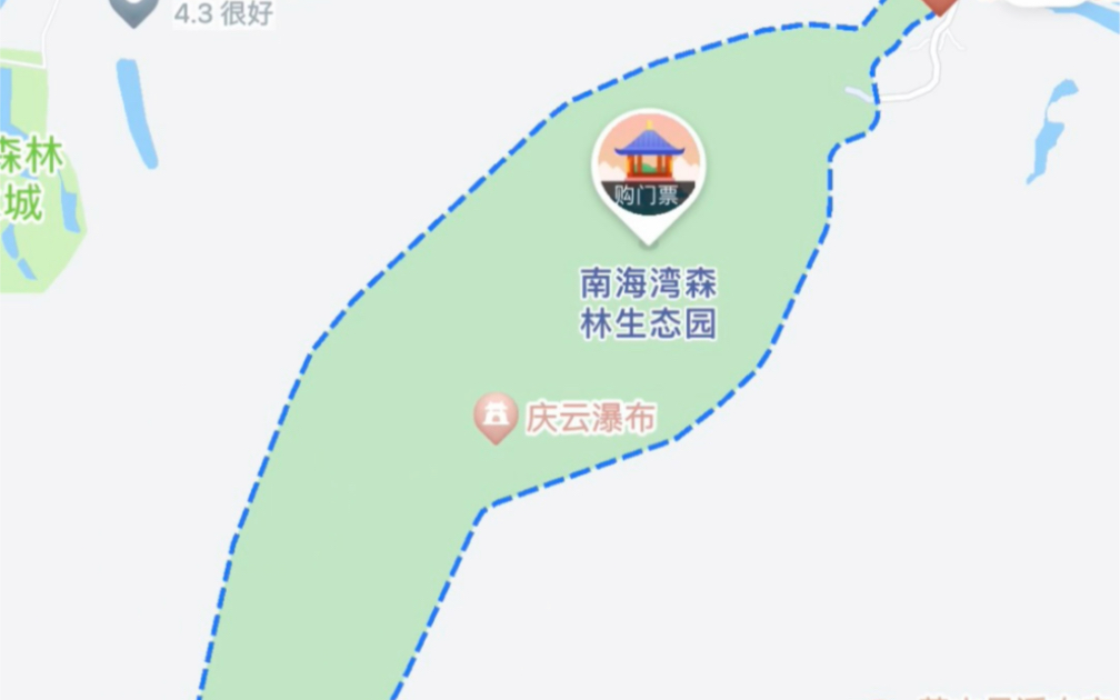 南海湾森林生态园地图图片