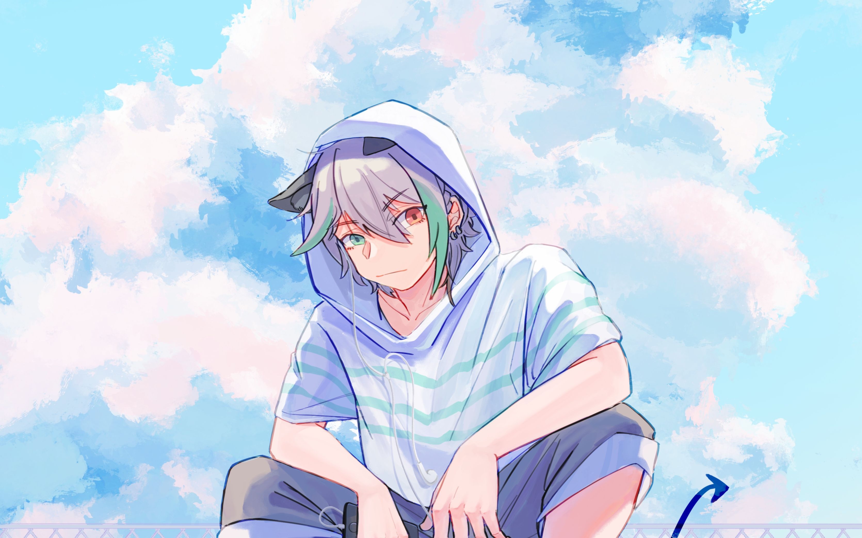 【procreate】夏天的猫【procreate】画个新村洸