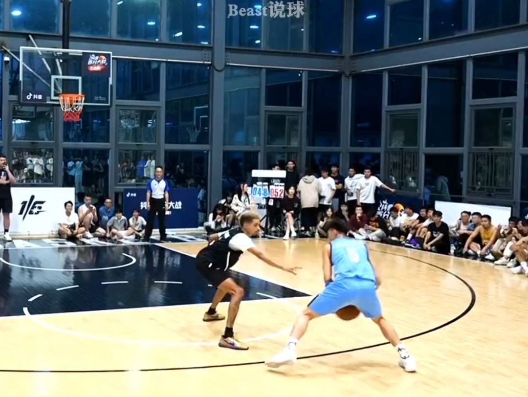 slim vs张健豪百分大战下半场!69:100! slimvs张健豪 集梦116 篮球