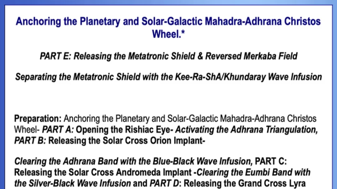 Anchoring The Mahadra Adhrana|Part E哔哩哔哩bilibili