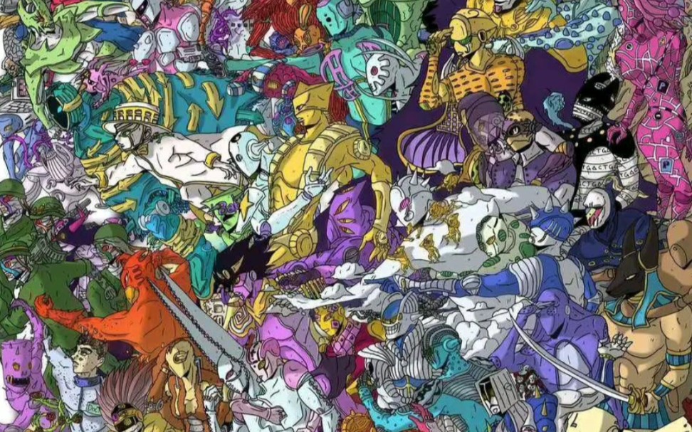 jojo替身同人图(中间还有一点点福利)