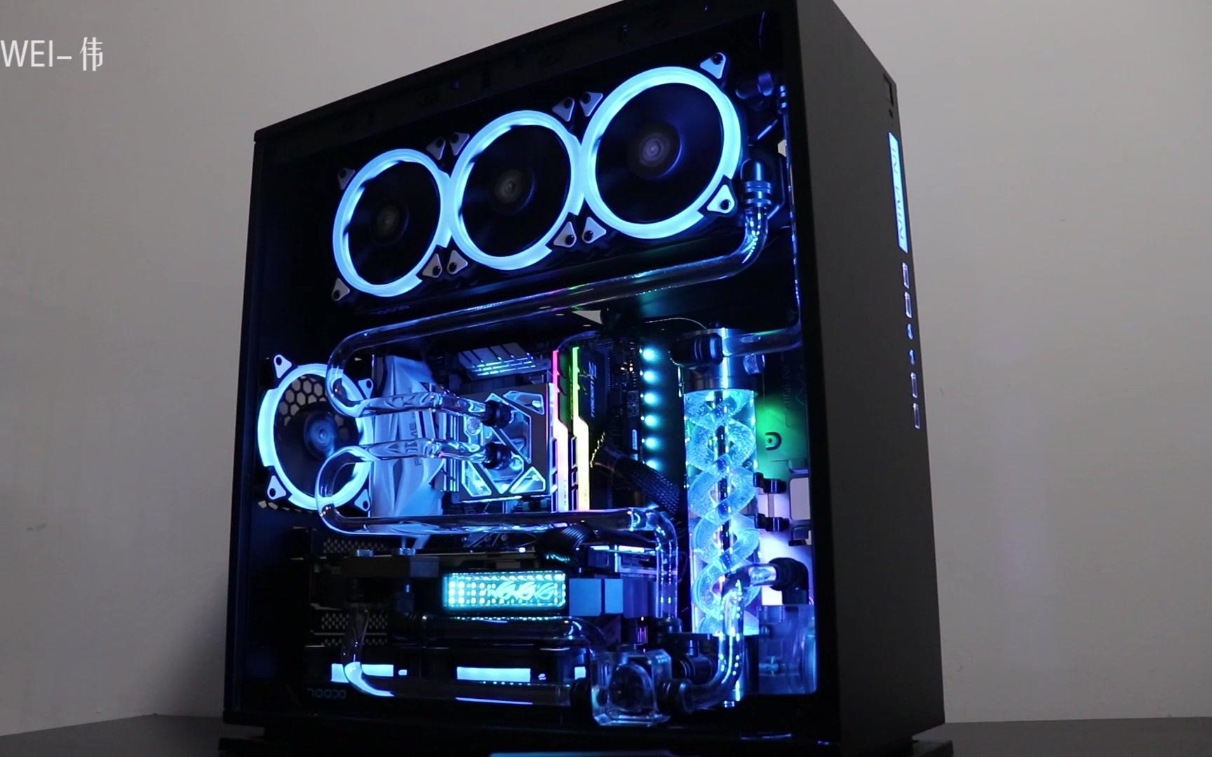 散热超强,外观超酷,装的最多的迎广303分体式水冷