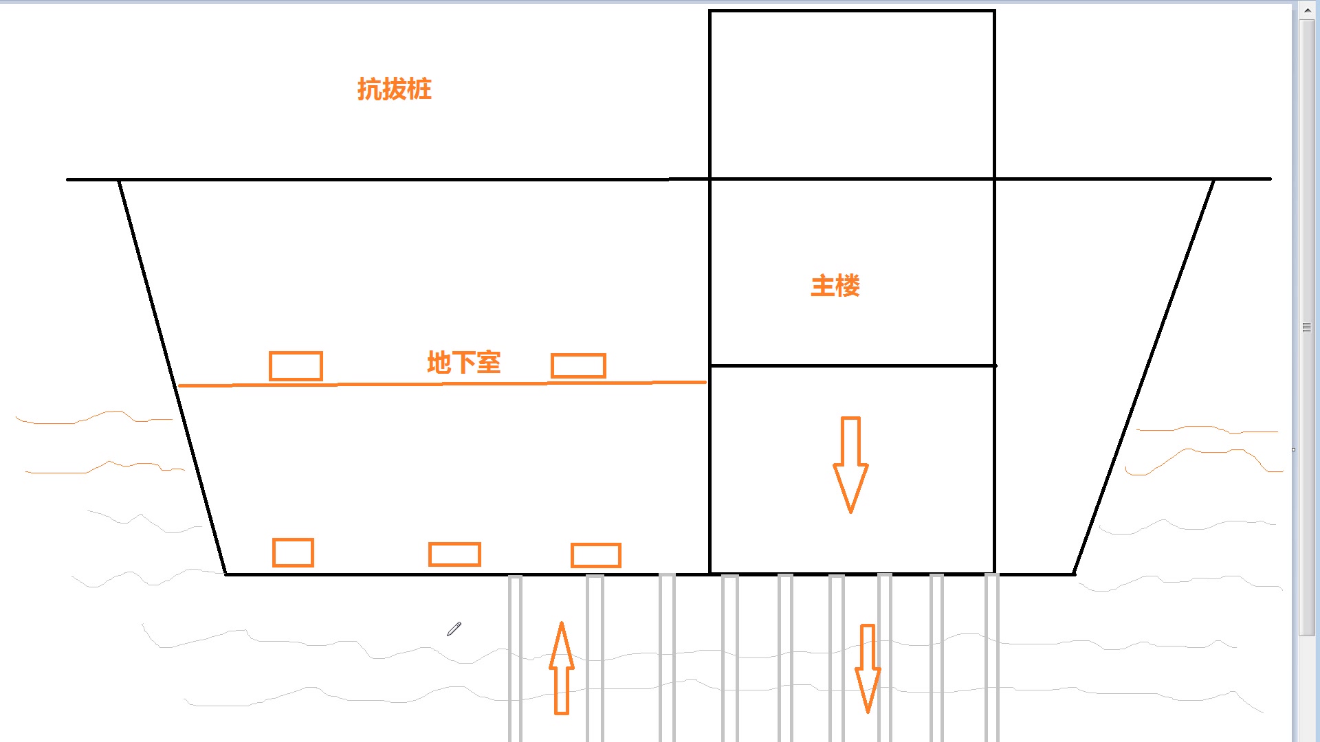 主楼副楼桩体受力分析和抗拔桩的介绍哔哩哔哩bilibili