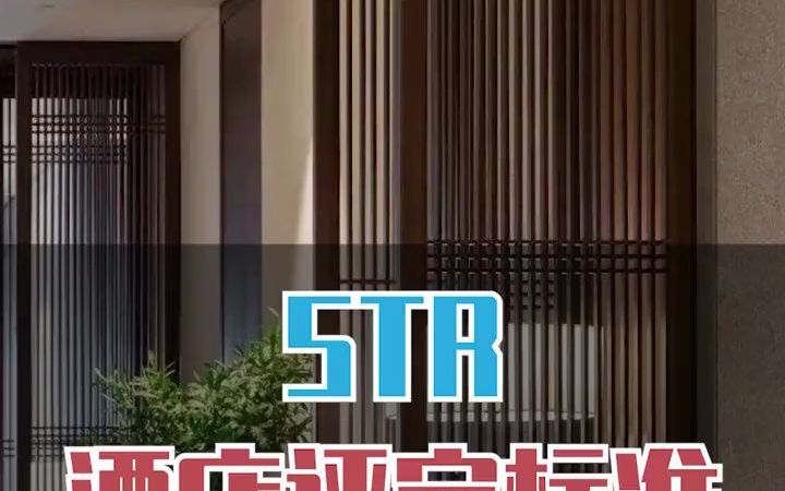 【内幕】啥是STR标准,你的酒店属于哪一档?哔哩哔哩bilibili