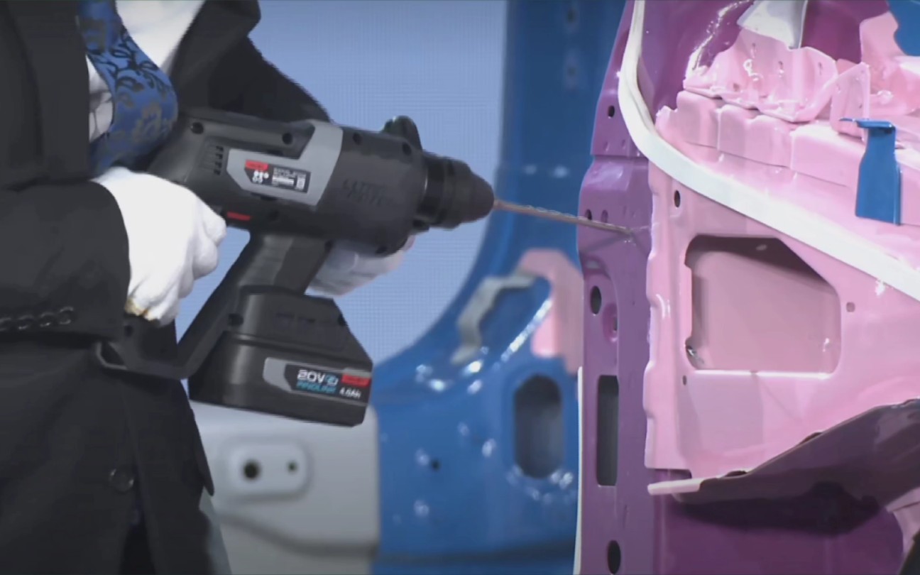 撒贝宁电钻钻奇瑞风云t9