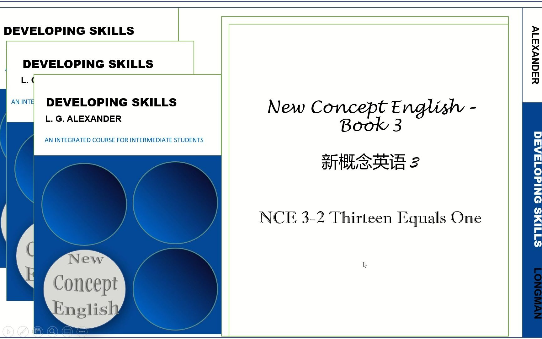 [图]NCE 3-2 Thirteen Equals One _ New Concept English 3-2