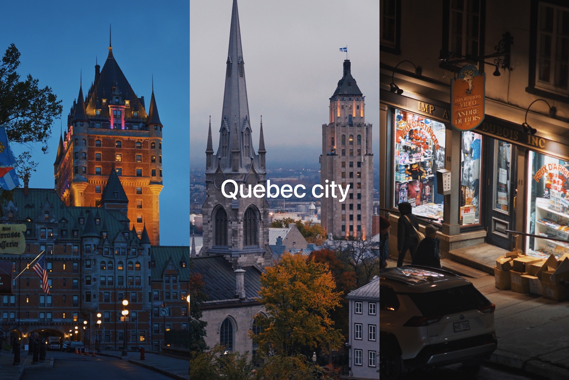 Quebec city | 一起进入鬼怪的世界哔哩哔哩bilibili