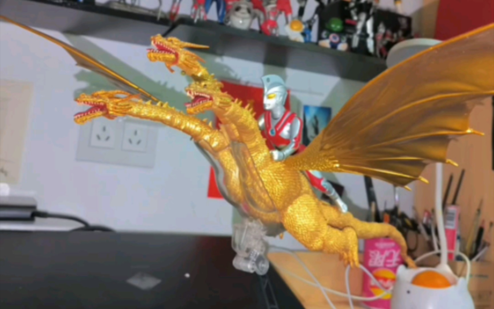 昭和王者基多拉shm开箱第二期纯享开箱#有男生会拒绝这个玩具吗#玩具